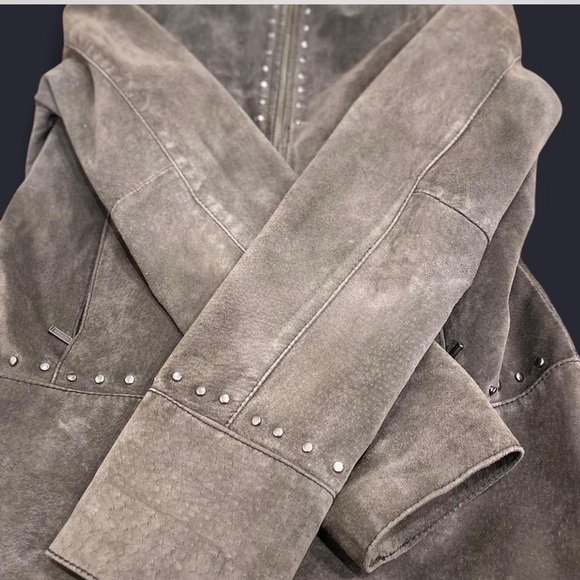 SKOTTS SUEDE Jacket #westernvibes Premium Quality Washable Suede. US S ptp 17.5 - Picture 7 of 13